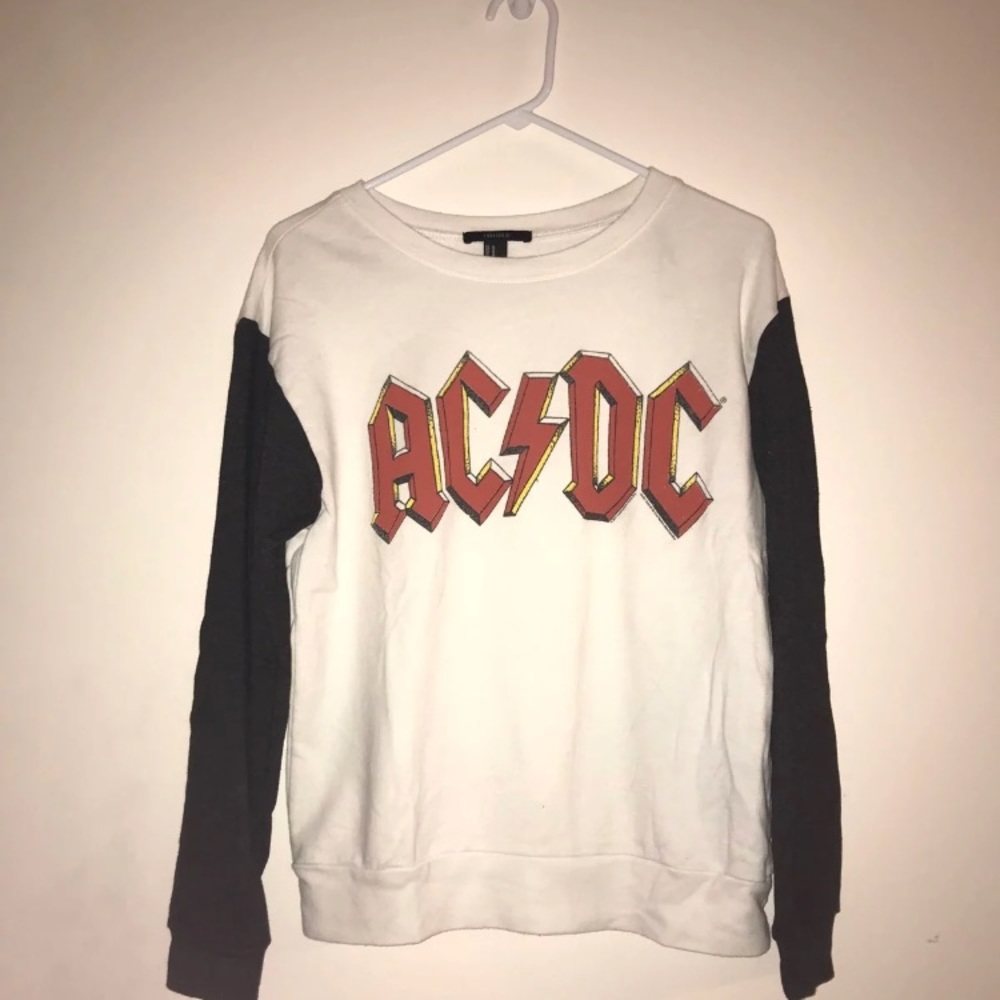 Forever 21 AC/DC Hoodless Sweatshirt